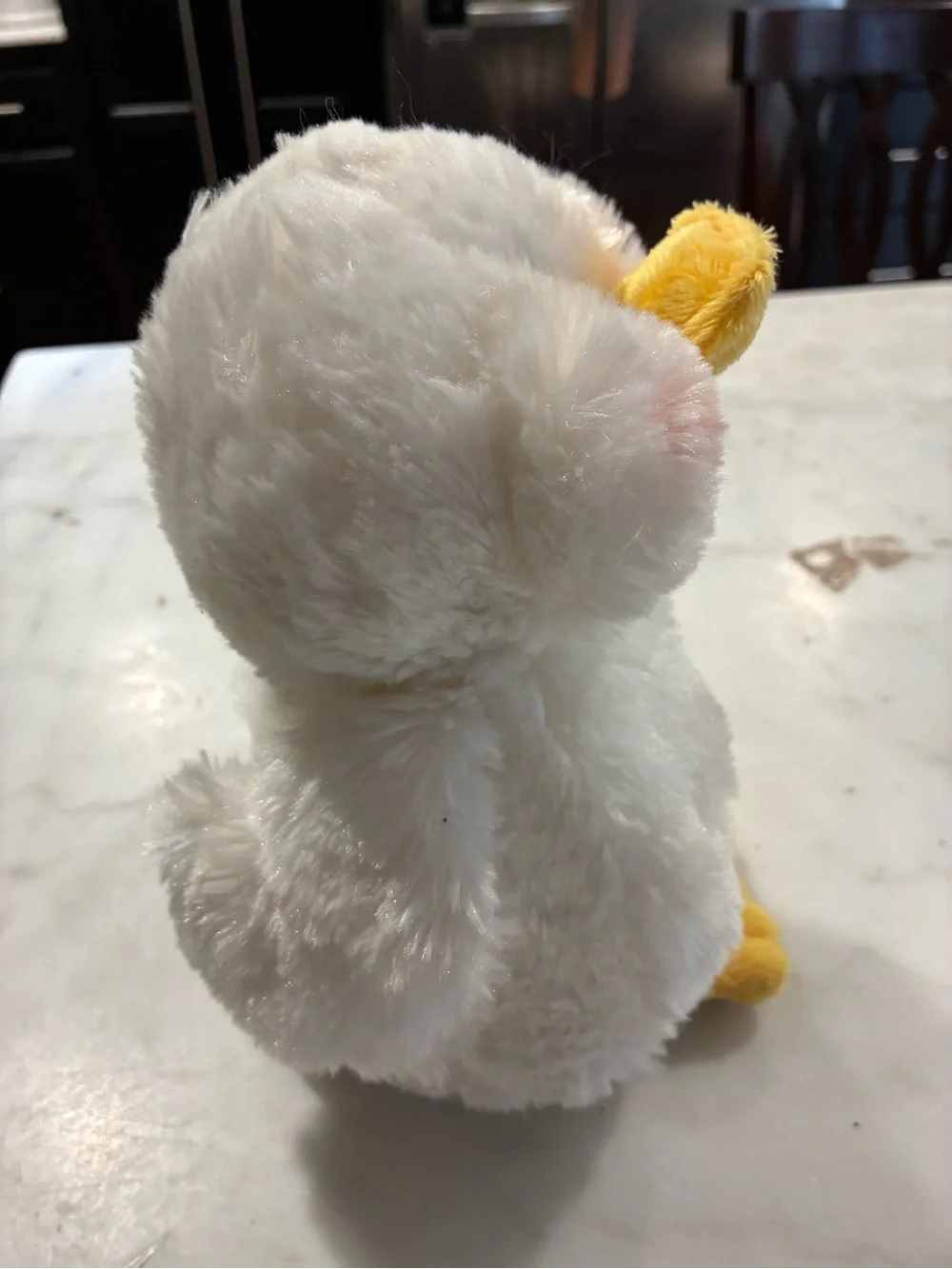 Ganz Webkinz Duck ~8” Plush Stuffed Animal White Feet Yellow Beak HM148 NO CODE